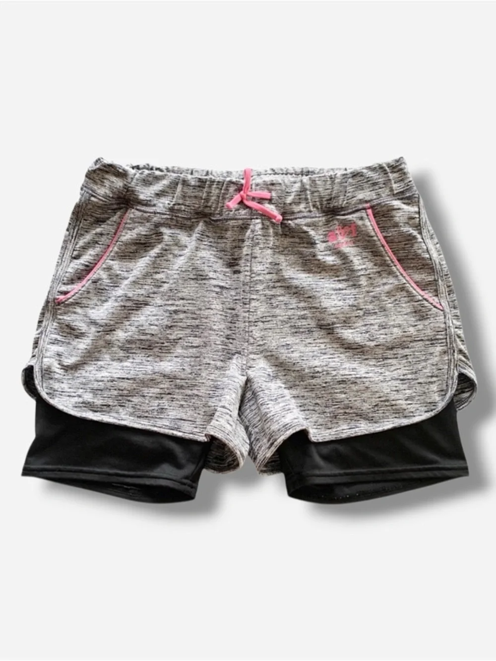 🌸Abercrombie & Fitch🌸 Big Girl Active Shorts Sz 13 14 Grey